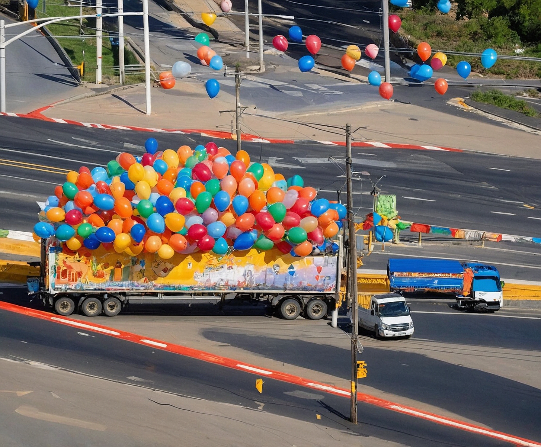 Transporte divertido y seguro de mercancías