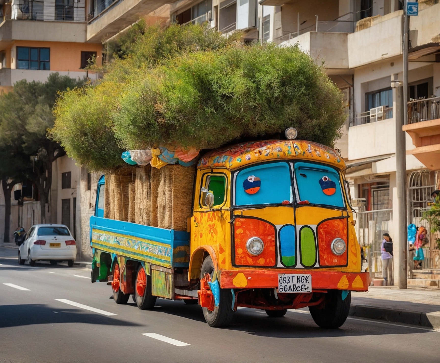 Transporte divertido de mercancías con humor y aventura